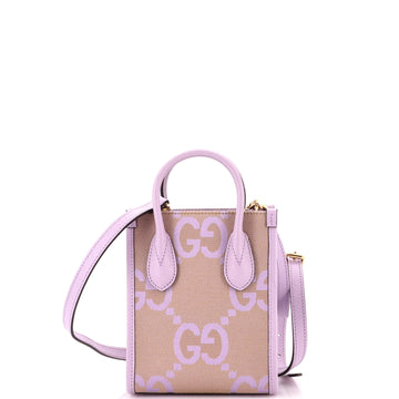 Gucci Vertical Tote Jumbo GG Canvas Mini
