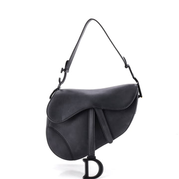 Christian Dior Ultra Matte Saddle Handbag Leather Medium