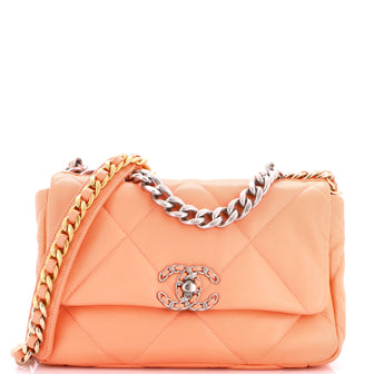 Chanel 19 Flap Bag Quilted Leather Medium