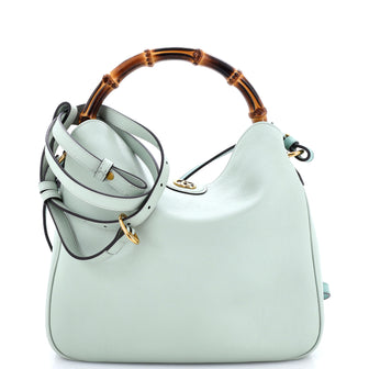 Gucci Diana NM Bamboo Shoulder Bag Leather Medium