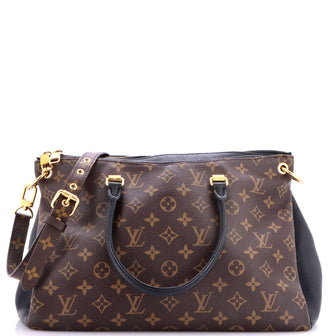Louis Vuitton Pallas Tote Monogram Canvas with Leather