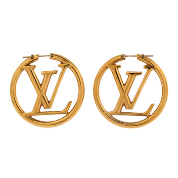 Louis Vuitton Louise Hoop Earrings Metal GM