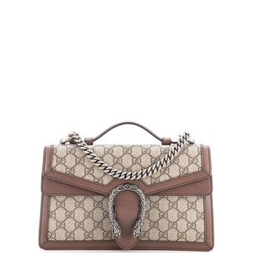 Gucci Dionysus Top Handle Chain Bag GG Coated Canvas Small