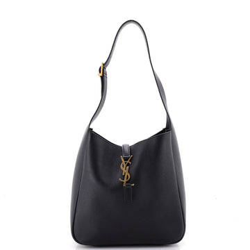 Saint Laurent Le 5 a 7 Supple Hobo Leather Small