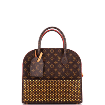 Louis Vuitton x Christian Louboutin Shopping Bag Calf Hair and Monogram Canvas