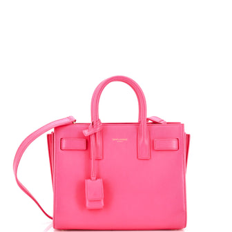 Saint Laurent Sac de Jour Bag Leather Nano