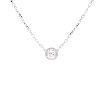 Cartier Cartier D'Amour Pendant Necklace 18K White Gold with Diamond Large