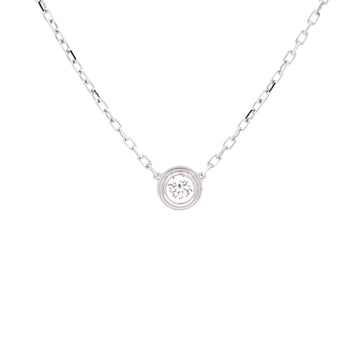 Cartier Cartier D'Amour Pendant Necklace 18K White Gold with Diamond Large