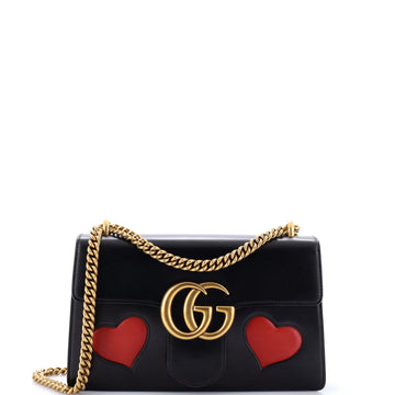 Gucci Marmont Chain Shoulder Bag Patchwork Leather Medium