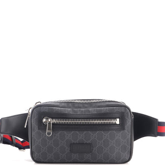 Gucci Soft Zip Belt Bag GG Coated Canvas Small