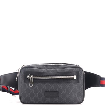 Gucci Soft Zip Belt Bag GG Coated Canvas Small