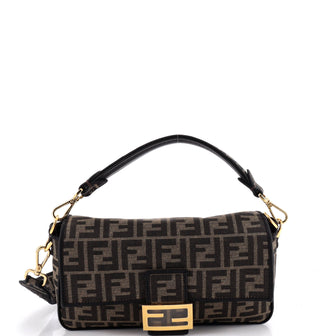 Fendi Baguette NM Bag Zucca Canvas Medium