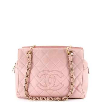 Chanel Petite Timeless Tote Quilted Caviar