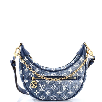 Louis Vuitton Loop Handbag Monogram Jacquard Denim