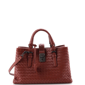 Bottega Veneta Roma Bag Intrecciato Nappa Small