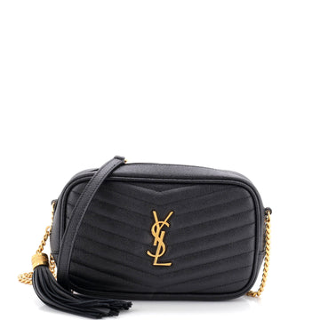 Saint Laurent Lou Camera Bag Matelasse Chevron Leather Mini