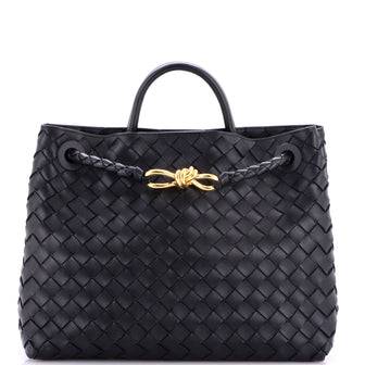 Bottega Veneta Andiamo Top Handle Bag Intrecciato Nappa Medium