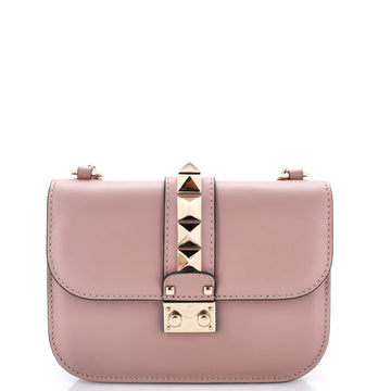 Valentino Garavani Glam Lock Shoulder Bag Leather Small