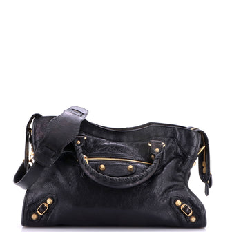 Balenciaga City Giant Studs Bag Leather Medium