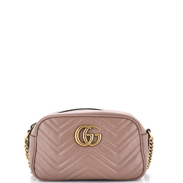 Gucci GG Marmont Shoulder Bag Matelasse Leather Small