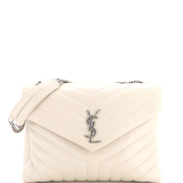 Saint Laurent Loulou Shoulder Bag Matelasse Chevron Leather Medium