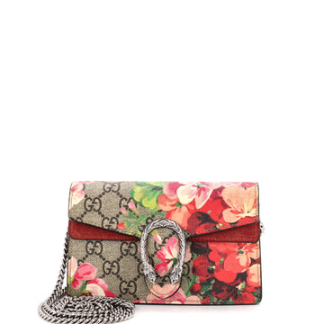 Gucci Dionysus Bag Blooms Print GG Coated Canvas Super Mini