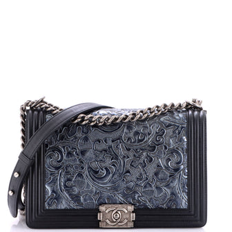 Chanel Cordoba Boy Flap Bag Leather New Medium