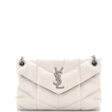 Saint Laurent Loulou Puffer Shoulder Bag Quilted Leather Small
