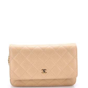 Chanel Wallet on Chain Quilted Caviar