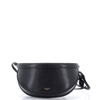 Alaia Hip Shoulder Bag Leather Small