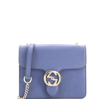 Gucci Interlocking Shoulder Bag Leather Small