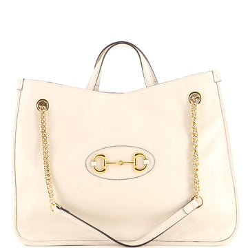 Gucci Horsebit 1955 Chain Tote Leather Large
