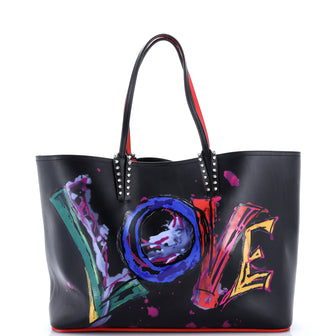Christian Louboutin Cabata East West Tote Printed Leather Large