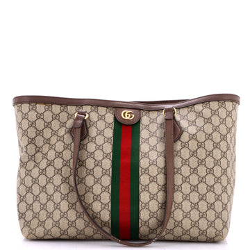 Gucci Ophidia Shopping Tote GG Coated Canvas Medium