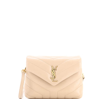 Saint Laurent Loulou Shoulder Bag Matelasse Chevron Leather Toy