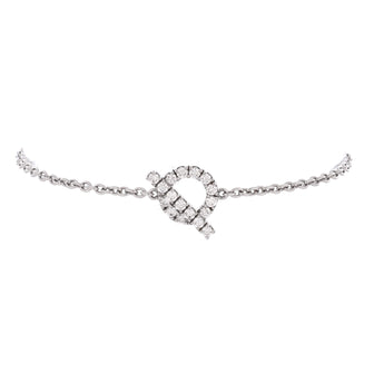 Hermes Finesse Bracelet 18K White Gold and Diamonds