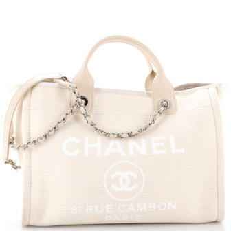 Chanel Deauville NM Tote Mixed Fibers Small