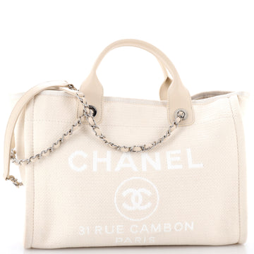 Chanel Deauville NM Tote Mixed Fibers Small