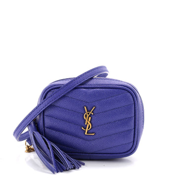 Saint Laurent Lou Camera Bag Matelasse Chevron Leather Baby