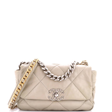 Chanel 19 Flap Bag Quilted Leather Medium