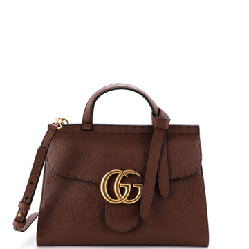 Gucci GG Marmont Top Handle Bag Leather Small