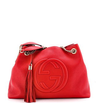 Gucci Soho Chain Strap Shoulder Bag Leather Medium