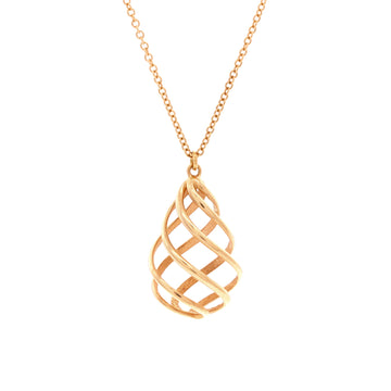 Tiffany & Co. Paloma Picasso Venezia Luce Pendant Necklace 18K Rose Gold