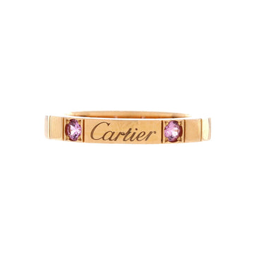 Cartier Lanieres Ring 18K Rose Gold with Pink Sapphires