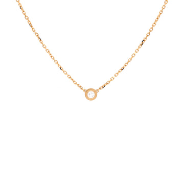 Cartier Cartier D'Amour Pendant Necklace 18K Yellow Gold and Diamond XS