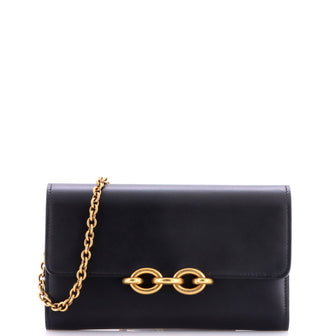 Saint Laurent Le Maillon Chain Wallet Leather