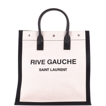Saint Laurent Rive Gauche Shopper Tote Canvas Tall