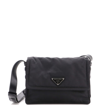 Prada Padded Flap Shoulder Bag Re-Nylon Small