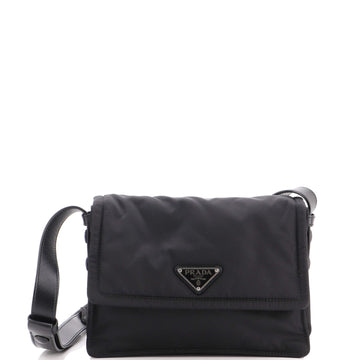 Prada Padded Flap Shoulder Bag Re-Nylon Small
