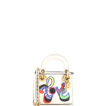 Christian Dior Lady Dior Chain Bag Limited Edition Niki de Saint Phalle Printed Leather Mini